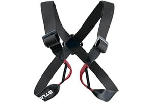‎STUBAI STUBAI UTILITY Brustgurt verstellbar XXXS–XXXL – nur in Kombination mit Sportkletter-Sitzgurt nutzbar – mit DoubleBack-Schnallen & Kreuzstück im Rücken – CE EN 12277 Typ D & UIAA zertifiziert – 240 g