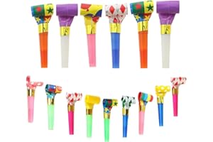 WeddHuis 15 Pcs Sifflet Anniversaire Enfant Sifflet Cotillons pour Enfant Sifflet Enfant Anniversaire pour Diverses Parties ou Occasions