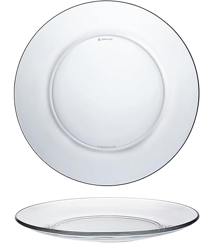 Duralex Lys Vermeil Teller 6er Set - 19,5cm Tiefe Tellern In Bernstein, Gehärtetes Glas