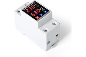 Ailao Stabilizzatore di Tensione 220V Scaricatore di Sovratensione 40A Surge Protector Spegnimento Automatico in Caso di Sovratensione e Riavvio Protezione da Sovratensione Domestica.