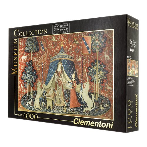 Preisvergleich Produktbild Puzzle 1000 Teile - Dame mit Einhorn - Museum Collection
