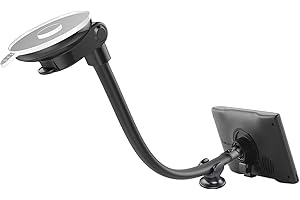 APPS2Car GPS Mount, Upgraded 13.5-Inch Gooseneck Suction Cup GPS Mount for Truck/Van/Car, Windshield Dashboard GPS Holder for Garmin Dezl Drive Nuvi Zumo DriveSmart DriveassistRV StreetPilot
