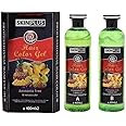 SKINPLUS FRUIT VINEGAR Ammonia Free 10 Minutes Hair Color Colour Gel 800 ML Black/Natural Black