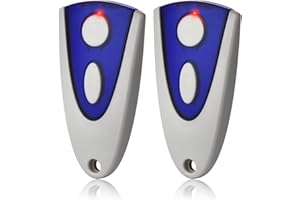 AMTAKE 2 Stück Garagentoröffner, Garagentor Fernbedienung Kompatibel mit Novoferm Novotron Handsender 502 MAX43-2 Novotron 512 MIX43-2 433,92MHz