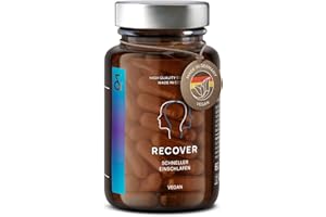 ‎CLAV CLAV® N°6 RECOVER - Melatonin hochdosiert mit L-Tryptophan, Baldrian, Passionsblume, Hopfen, Melissenextrakt - 60 Melatonin Kapseln