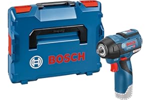 ‎BOSCH PROFESSIONAL Bosch Professional 12V System Akku Drehschlagschrauber GDS 12V-115 (max. Drehmoment 115 Nm, Schlagzahl 0-3.100 bpm, inkl. L-BOXX-Einlage Zubehör, L-BOXX, ohne Akku/ Ladegerät)