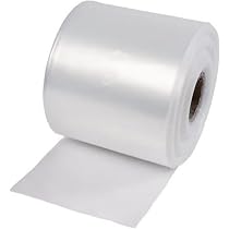 Tuyau De Gouttière Temporaire LDPE 20 Cm X 10 M - Transparent, Diamètre 12,7 Cm - Pour Descente D'eau Provisoire, Rénovation