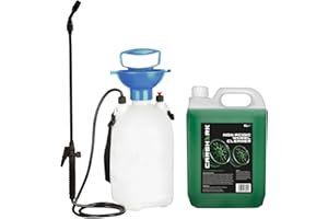 CARSHARK Non-acidic Wheel Cleaner 5L with 5L Pressure Sprayer, Heavy Duty Formula