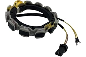 OMGparts Johnson Evinrude Stator 70 Hp 9 AMP 1979-1984 WSM 173-3724 OEM# 581957, 582506, 582730, 583119, 583644, 583724, 583830 3 Cyl