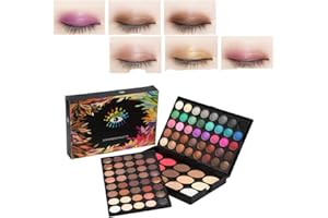 FILFEEL Palettes de Maquillage 80 Couleurs Professionnel Fard à Paupières Palette 15 Couleurs Fard à Joues et Correcteur Contour des Yeux Poudre Maquillage Ensemble Cosmétique