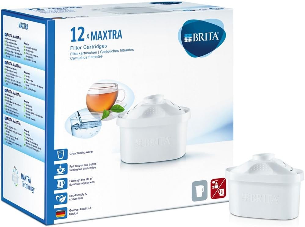BRITA MAXTRA - Filtro de agua, pack de 12