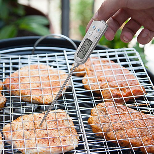 Digital Fleisch Thermometer Fleischthermometer – 50 bis + 300 °C Grad Signal Ton - 2