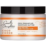 Carol's Daughter Coco Crème Beurre capillaire activateur de boucles pour cheveux très secs, avec de la noix de coco, mangue, 