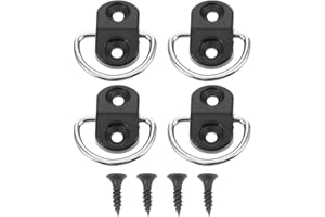 OUNONA Ganchos Para Maletero De Coche 4 Uds Soporte Universal Para Red De Equipaje Anclas De Amarre Para Organizar Y Fijar Carga En Baúl Fácil Instalación