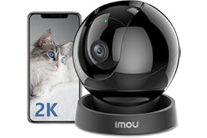 Imou 2K Indoor 360° Security Camera - Baby Monitor, AI Sound & Motion Detection, Siren Spotlight, Color Night Vision, 2-Way Audio, Privacy Mode, Works with Alexa