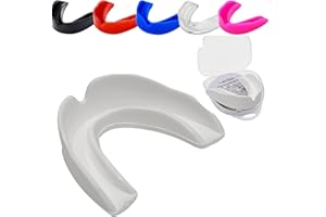 FEEDO Mouthguards for Sports Gum Shield Adult Kids Professional Mouth Guard Boxing Jaw Protection Case Rugby Martial Arts Judo Karate MMA Muay Thai Hockey Football Sport Mouthguard Game Lacrosse Men Women