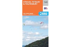 Stroud, Tetbury & Malmesbury Map | Cotswolds | Ordnance Survey | OS Explorer Map 168 | England | Walks | Hiking | Maps | Adventure