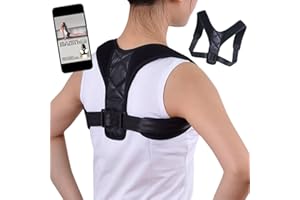 TIRIMBELES Corrector de Postura de Espalda con Correas Ajustables, Corrector de Iniciación Hombros, Chaleco Postural para Alivio de Dolor de Espalda y Cervicales, Corset para Estirar Espalda (Talla Pequeña)