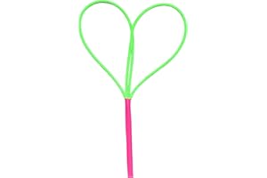 Bubble Brothers Anello per bolle di sapone, 1 pezzo per bolle di sapone, per bambini, per interni ed esterni, perfetto per il compleanno dei bambini, anelli fatti a mano, 30 cm di lunghezza (cuore)