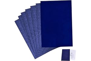 BFUZXY 50 Stück Pauspapier,Transferpapier,Kohlepapier zum Nachzeichnen,Abpauspapier,Schwarz Durchschreiben A4,Durchschlagpapier,Graphitpapier,Pauschpapier,Durchschreibepapier,Carbon Paper,Durchdruckpapier