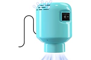 Kissleaf Portátil Vakuumpumpe für Vakuumbeutel,55W Powerful Reise Vakuumbeutel Elektrische Luftpumpe für Vakuumbeutel Kleidung/Bettdecken/Daunenjacken/Laken/Stofftieren