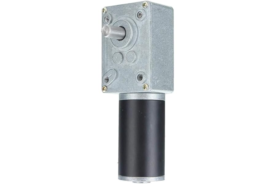 DollaTek 31ZY DC 12V 80RPM Turbo Gear Motor DC Reducer Worm Geared Motor