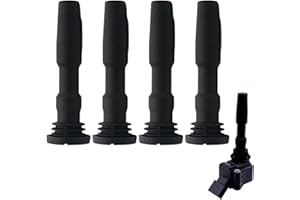 Raheem 04E905199H 04C905110A 4 Stücke Zündspule Gummistiefel Stecker Kompatibel mit A-udi A1 8X A3 8V Golf 7 Beetle 5C Passat Passat B8 Polo 6R UP Citigo Fabia 3 Octavia 5E Rapid Ibiza 6J Leon 5F