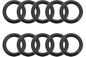 sourcing map Nitrilo Caucho Tóricas Juntas 20mm OD 13,8mm ID 3,1mm Ancho, Métrico Sellado Empaquetadura, Paquete de 10