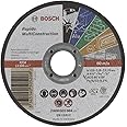 Bosch Professional 2 608 602 384 - Disco de corte recto Rapido Multi Construction - ACS 60 V BF, 115 mm, 1,0 mm, 80 m/s (pack