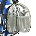 ECOSUSI Design Diaper Bag Pockets Back Pack Maternity Bag Blue&Black Color