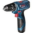 Bosch Professional Cordless Drill And Driver - Gsr 120-Li,Blue