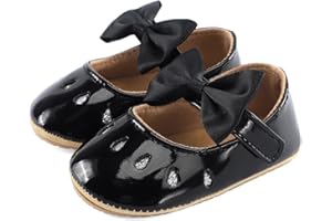 LACOFIA Scarpe Bowknot Primi Passi per Bambina Ballerine Neonata con Suola Morbida Antiscivolo