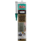 كابينة دش AKFIX 100D، سيليكون المطبخ والحمام، شفاف، سيليكون 100%، سريع الجفاف، مقاوم للعفن، مقاوم للماء، بدون اصفرار