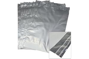 MALABSY 100x Grey 10'' x 14'' Premium Mailing Bags Sack Strong Packaging Postal Parcels Poly Plastic Mango Mailers