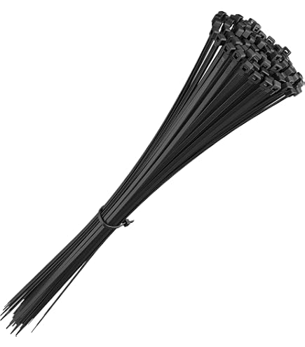 Fascette Fermacavo MASTERPROOF – 20 Pezzi Nere, 7,2x350 Mm, Riutilizzabili E Resistenti Ai Raggi UV