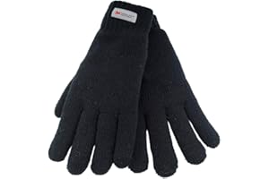 GM Apparel Ladies 3M Thinsulate Gloves | Thermal Knitted Gloves | Extra Warm & Lightweight Outdoor Winter Ski for Women