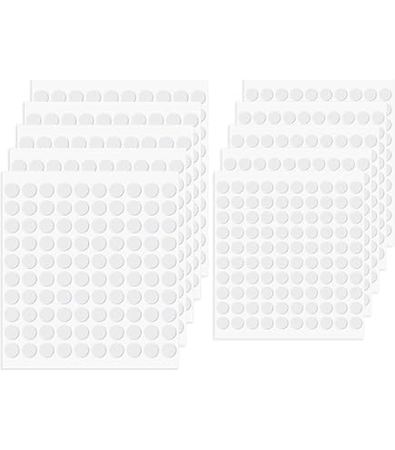 JULBEAR 2880 Pieces 6mm Double Sided Adhesive Dots Round Foam Dots