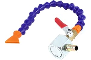 UXCELL sourcing map Diamètre filetage PT 1/4" Buse refroidissementt base magnétique réglable Tuyau Flexible eau