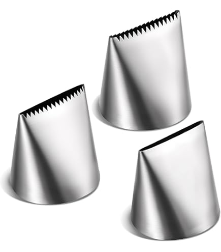 Lot De 4 Douilles De Glaçage En Acier Inoxydable Sans Soudure Grande