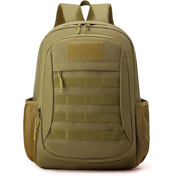 Sac à Dos Tactique 25L MOLLE – Sac Militaire Robuste 3 Compartiments, Randonnée Camping Sport Homme Femme Noir