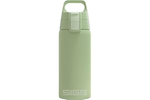 SIGG Izolowana butelka na wodę - Shield Therm One - nadaje się do napojów gazowanych - szczelna - nadaje się do mycia w zmywarce - Nie zawiera BPA - 90% stal nierdzewna z recyklingu - 0,5 l / 0,75 l /