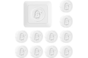 QINGZY 10 Stück Steckdosen Abdeckung, Steckdosenabdeckung weiß, Steckdosenschutz aus Silikon, Staub- und Spritzwassergeschützte Steckdosenabdeckungen, Kindersicherung für Dekorative Design Abdeckung