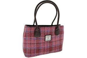 GLEN APPIN OF SCOTLAND Glen Appin Harris Tweed Classic Handbag - LB1003 - Cassley