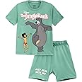 Nap Chief Kids Cotton Disney Co ord Sets for Boys & Girls, T Shirt and Shorts for Casual Wear