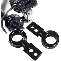 Motorrad Scheinwerferhalterung Aluminium - Klemmhalterung Für Zusatzscheinwerfer, Ohne Bohren