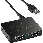 HDMI Duplicator, HDMI Splitter 1 Input 2 Outputs 4K 3D 1080p Dual HDMI | HDMI Splitter 1 Input 2 Output, HDMI Switch Thief 60