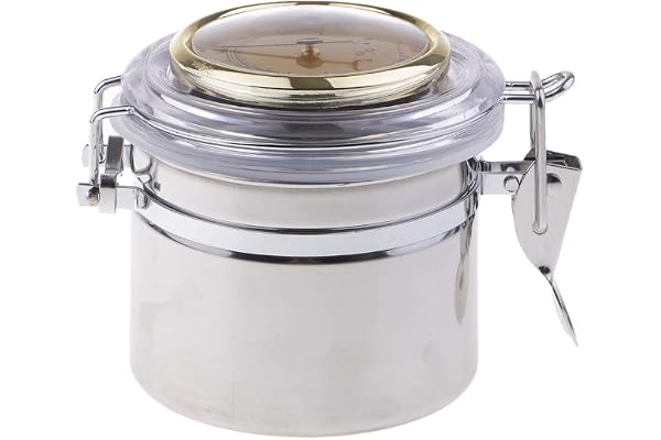 Hellery Hygromètre Humidificateur Pot à Cigares Tabac en Organisateur Cigares 10pcs 10cm