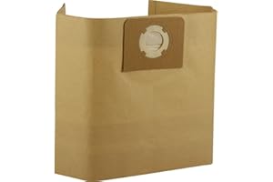 Kenekos Lot de 12 sacs pour aspirateur eau et poussière/aspirateur industriel Sacs d’aspirateur en papier avec plaque en carton solide Volume env. 30 l, Masko I K 606DW