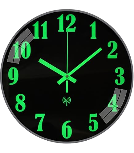 funkuhr nachtleuchtend