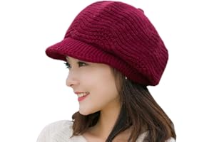 WKTRSM SWEDREAM Sombrero Invierno Gorros de Punto Gorras para Mujeres Crochet Cálido Suave Sombreros de Esqui